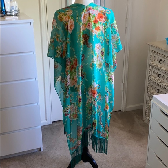 Floral Ruana - Picture 3 of 4